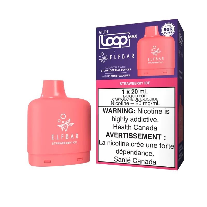 STLTH LOOP MAX X ELFBAR Pod Pack - Strawberry Ice