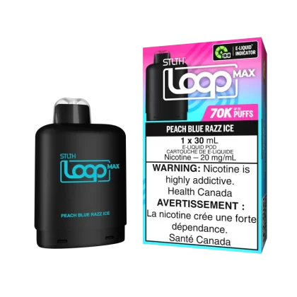 STLTH LOOP MAX Pod Pack - Peach Blue Razz Ice