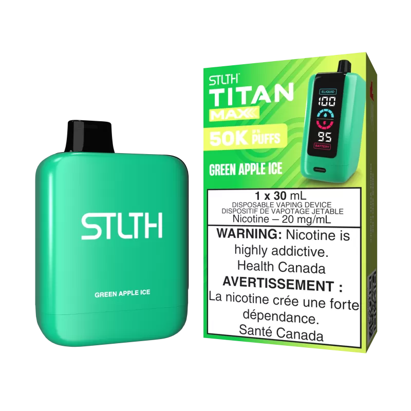 STLTH TITAN MAX - Green Apple Ice