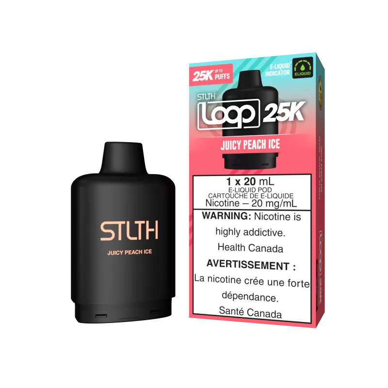 STLTH LOOP 25K Pod Pack - Juicy Peach Ice