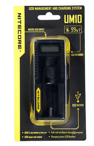 Nitecore UM10 USB Li-on 18650 Battery Charger - Image 2
