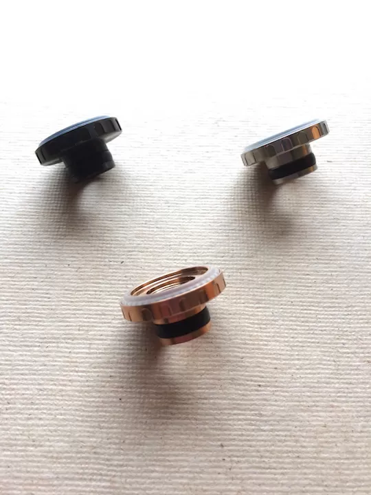 Aspire Cleito Fill Cap Piece Gold Silver Black - Image 3