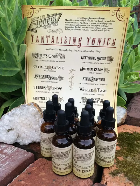Apothecary Atomic Nostrum Citrus Melon Licorice E Liquid - Image 3