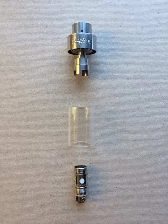 Aspire Atlantis V 2 Replacement 3ml Glass Upper Hardware & Coil - Image 2