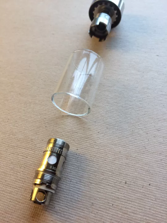 Aspire Atlantis V 2 Replacement 3ml Glass Upper Hardware & Coil - Image 3