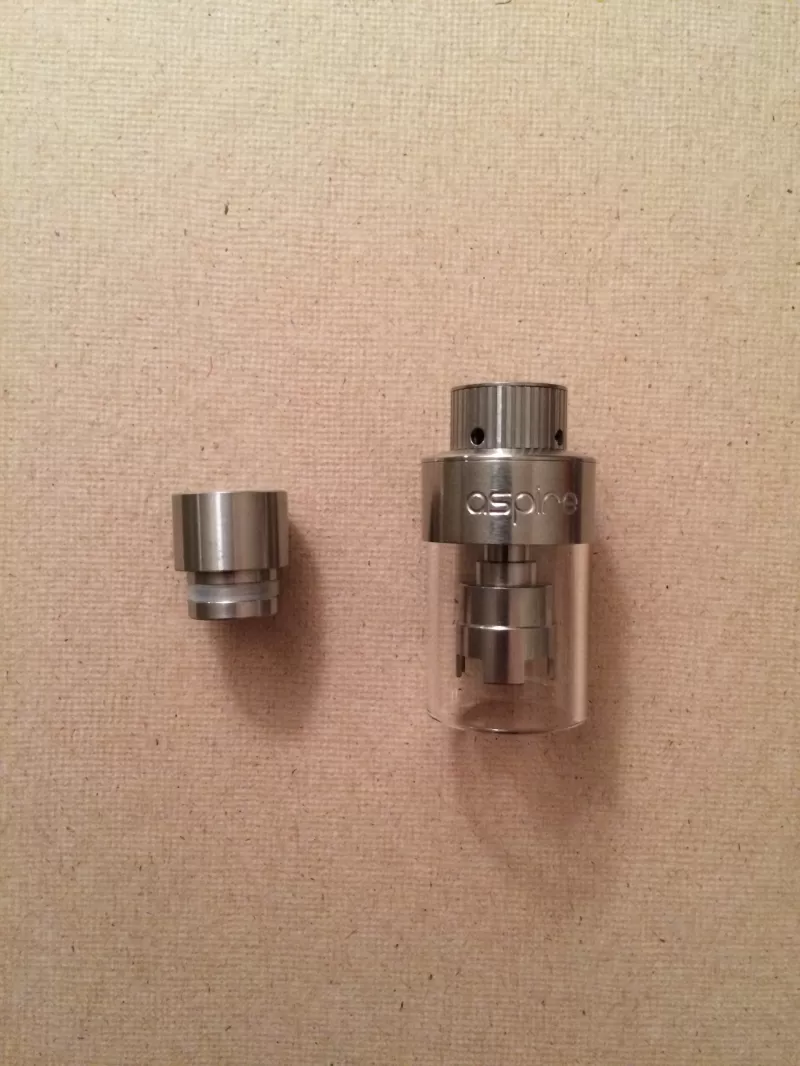 Aspire Atlantis V 2 Replacement 3ml Glass Upper Hardware & Drip Tip - Image 3