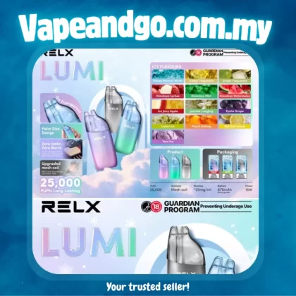 RELX Lumi 25K Disposable Genuine Stock