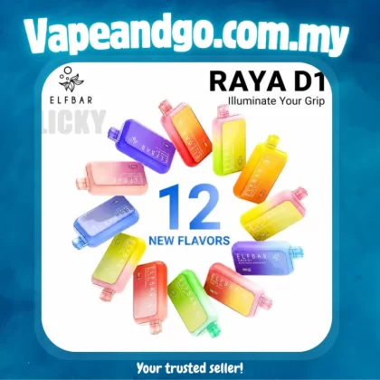 Elfbar Raya D1 13k Disposable Genuine Stock