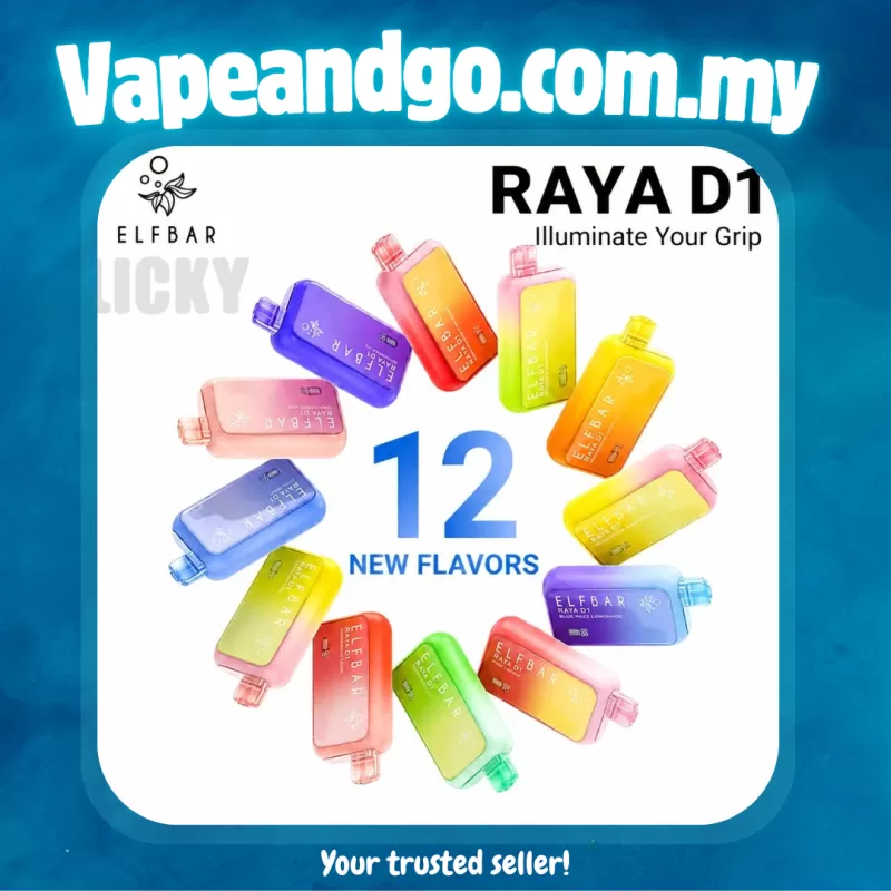 Elfbar Raya D1 13k Disposable Genuine Stock