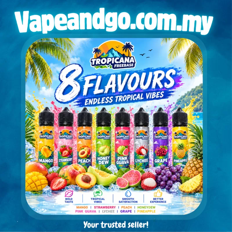 Tropicana Freebase 60ml Genuine Stock