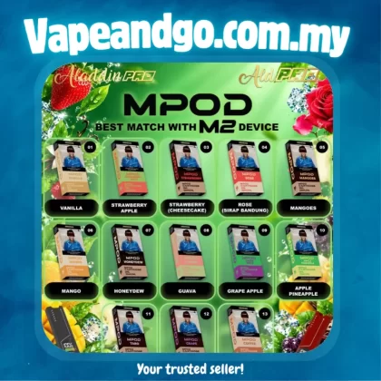 Aladdin Pro MPod 2ml Flavour Pod Genuine Stock