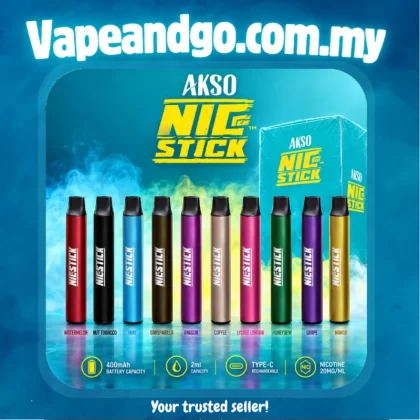AKSO Nicstick 2ml Disposable Genuine Stock