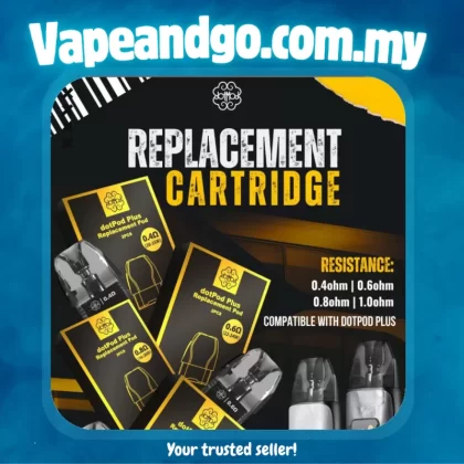 Dotpod Plus Replacement Pod Cartridge 2 Pcs Pack By Dotmod 0.4 Ω