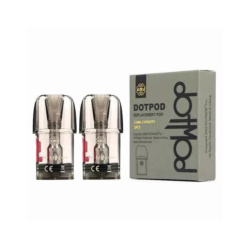 Dotpod Replacement Pod 2ml Cartridge 2 Pcs Pack By Dotmod 0.6 Ω - Image 3