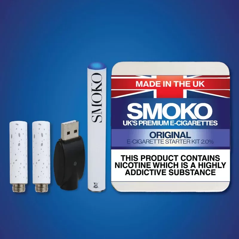 Storbritanniens bästa startpaket för e-cigaretter (cigarettliknande)