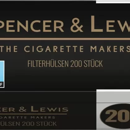 Spencer & Lewis Zigarettenhülsen 200 Stück
