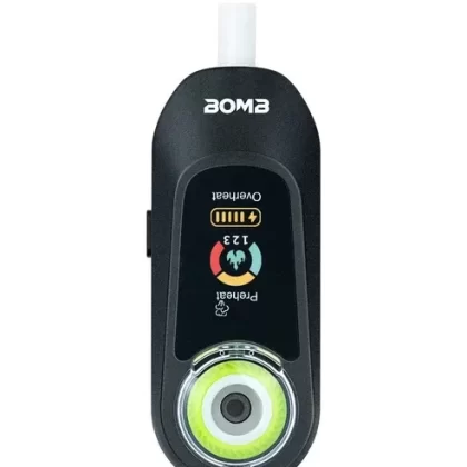 Bomb × VapX Magic Bean Mobile Vaporizer – Onyx Black