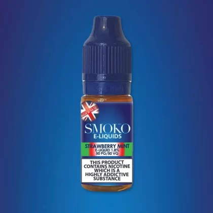 E-Liquid o smaku truskawkowo-miętowym