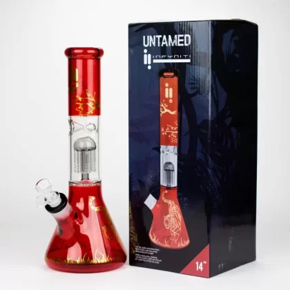 Bong à eau classique Infyniti Untamed 14″ 7 mm – Tiger
