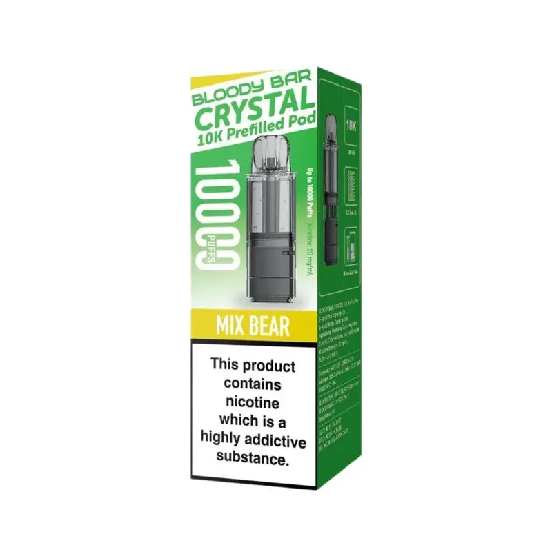 Bloody Bar Crystal 10K Mix Bear Refill Pods