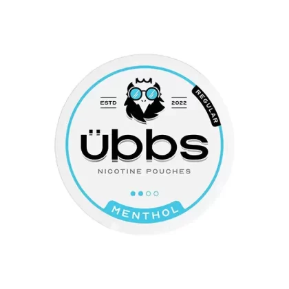 6mg Übbs Menthol Regular Strength Nicotine Pouches – 20 Pouches