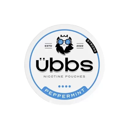 Übbs – Peppermint Strong Nicotine Pouches 11mg – 20 Pouches