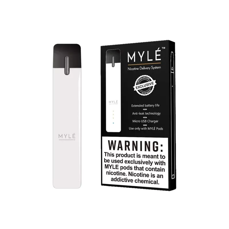 Elite White Vape Device by MYLÉ | 2nd Gen.