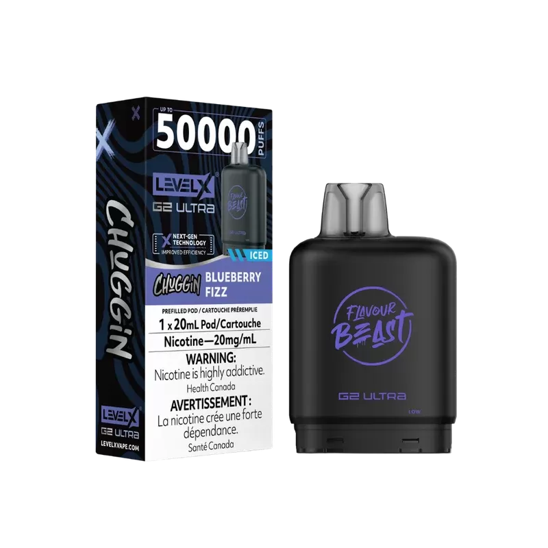 Flavour Beast Niveau X G2 Ultra 50K (Pods Préremplis) – Fizz de
