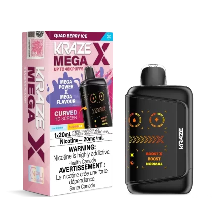 Kraze Mega X 48K – Quad Berry Ice Disposable Vape