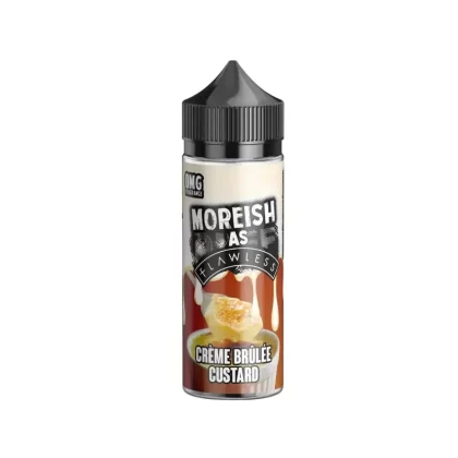 Moreish As Flawless Crème Brûlée Custard 100ml E-liquid