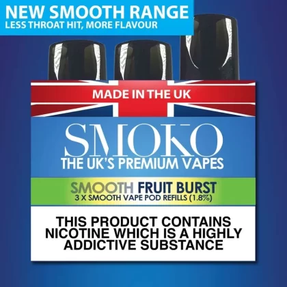Explosión DE Fruta – Recargas Vape POD Suaves
