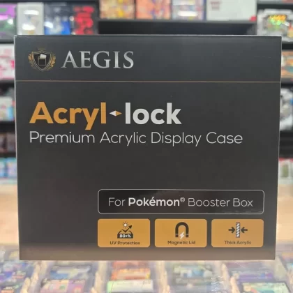Aegis: Acryl-lock Booster Box Display (For Pokémon TCG)