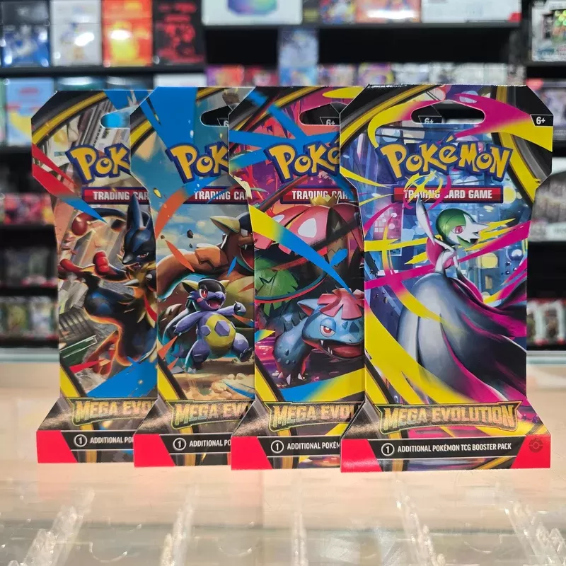 Pokémon TCG: Mega Evolution – Sleeved Booster Pack (Limit 4)