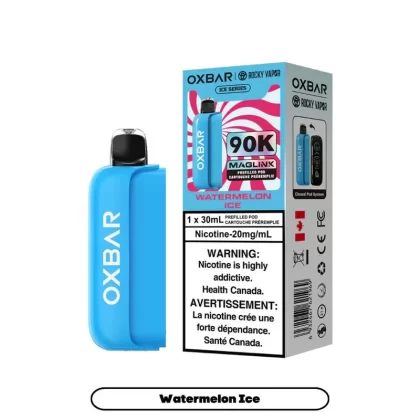 Rocky Vapor Oxbar Maglink Prefilled Pods 90K – Ice Series – Watermelon