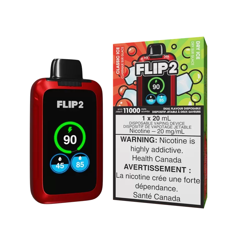 Flip 2 Disposable Vape – Classic Ice and Dry Ice