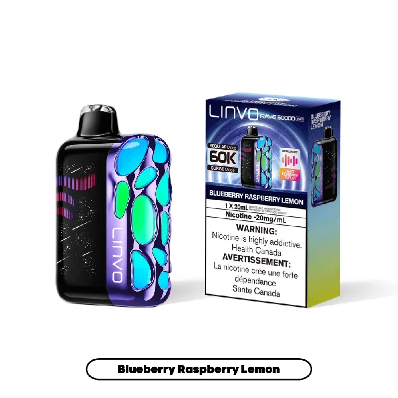 LINVO Rave 60K Pro – Blueberry Raspberry Lemon