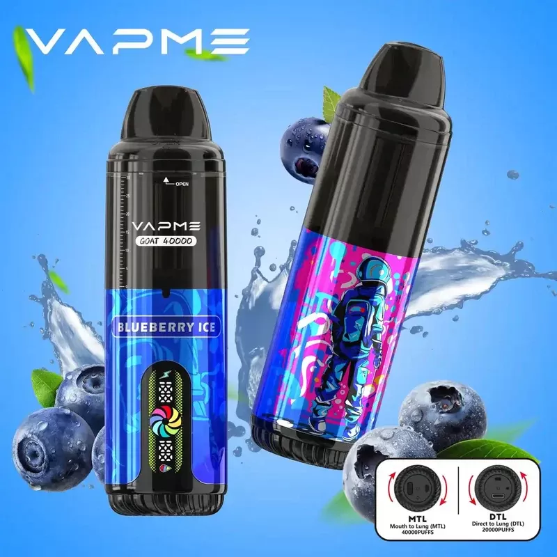 PUFF 40000 VAPME GOAT – Myrtille Glacée