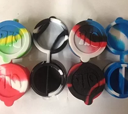 Conteneur Dab 710 en silicone à double compartiment