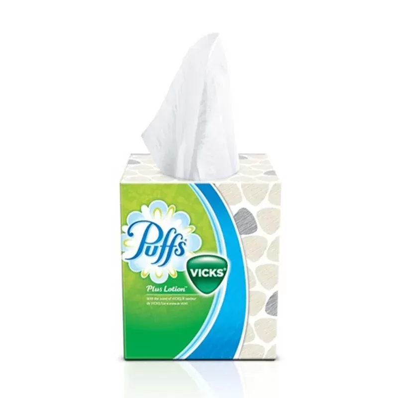 Mouchoirs Puffs Plus Lotion à senteur de Vicks