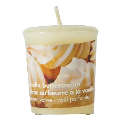 Chandelle décorative parfumée à la crème au beurre vanillé de Mushroom