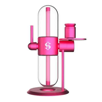Stündenglass Gravity Infuser (Pink): Revolutionary 360° Rotating Glass