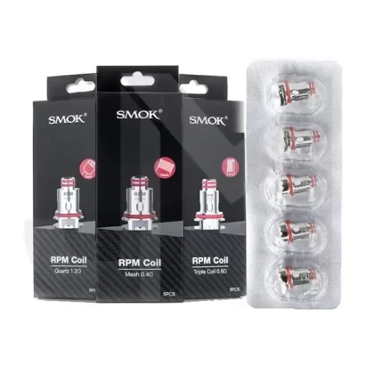 Smok RPM Replacement Coils – 0.6Ω/0.4Ω/1.2Ω/1.0Ω/Mesh MTL Coil 0.3