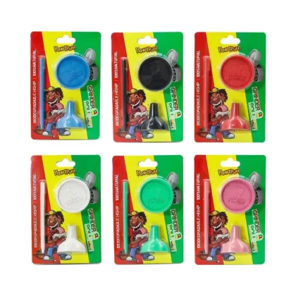 HONEYPUFF Portable Plastic Herb Grinder Kit 2 Lay Ø 42 Tobacco Grinder