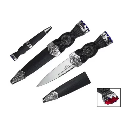 7.5″ Scottish Sgian-Dubh w/ Sheath