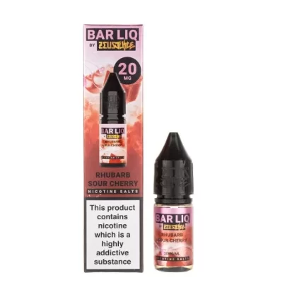 Rhubarb Sour Cherry Nic Salt E-Liquid by Zeus Juice Bar Liq