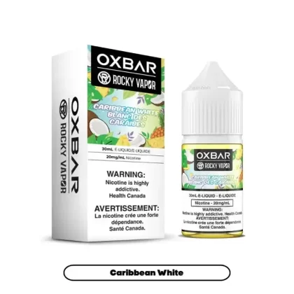 E-liquides Rocky Vapor Oxbar – Blanc Caraïbes | Vape Cloud Canada