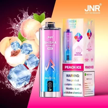 Puff JNR Shisha Hookah Max 22000 Peach Ice – Pêche Glacée