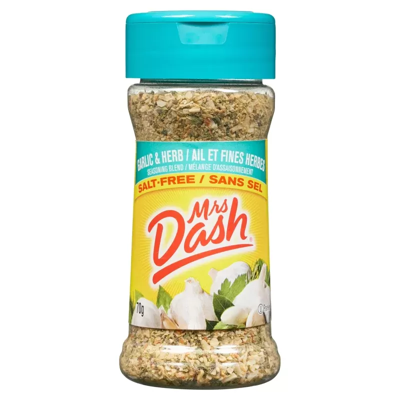Mélange d’assaisonnements Mrs. Dash, ail et fines herbes – 70 g