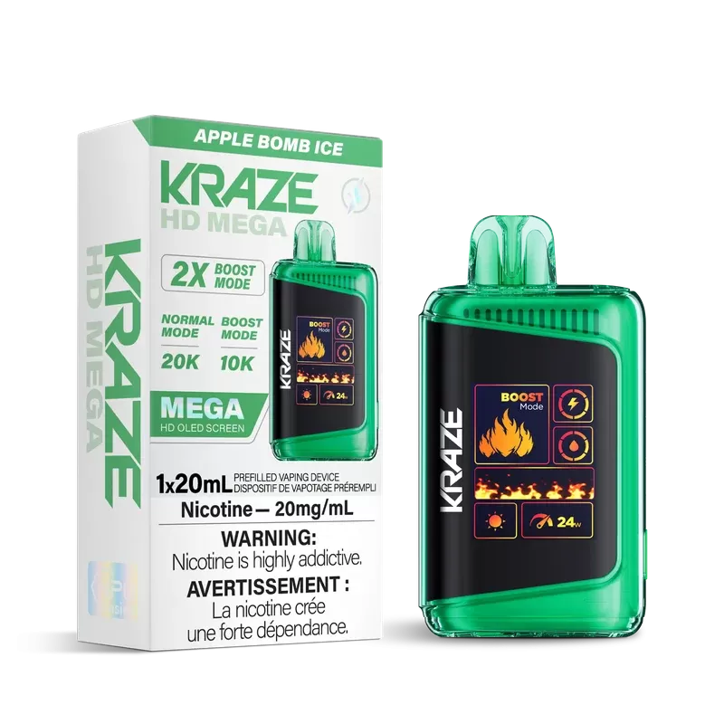 Kraze HD Méga 20k | Vape Nuage Canada