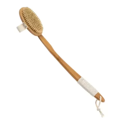 Brosse sèche avec manche poils naturels purs YÙ BEAUTY